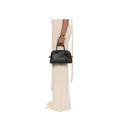Le Petit Turismo Grained Calfskin Bowling Bag - Black - Image 5