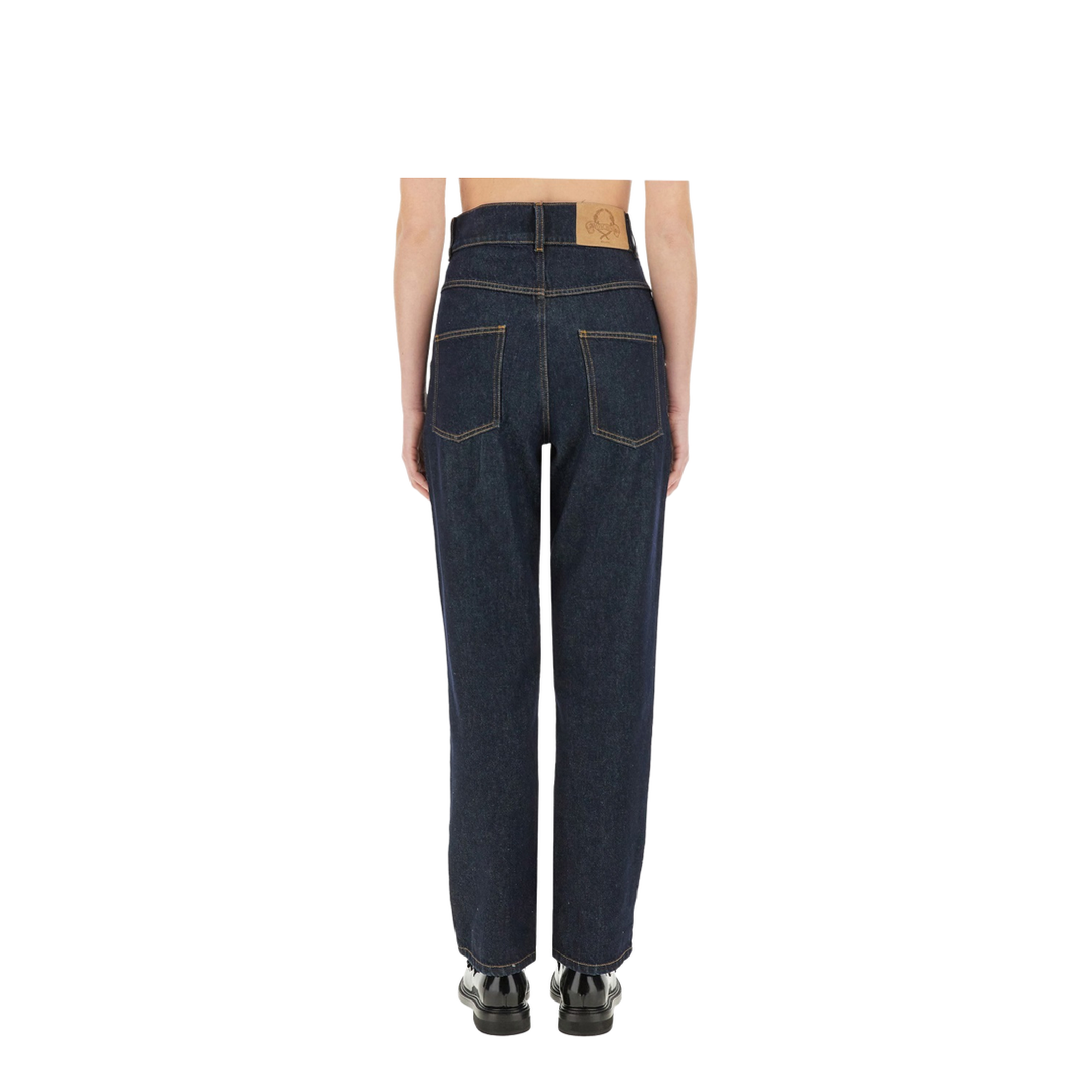 "LAUREL CROWN PATCH" DENIM PANTS - Image 3