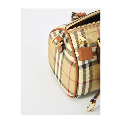 Mini Check Bowling Bag - Image 4