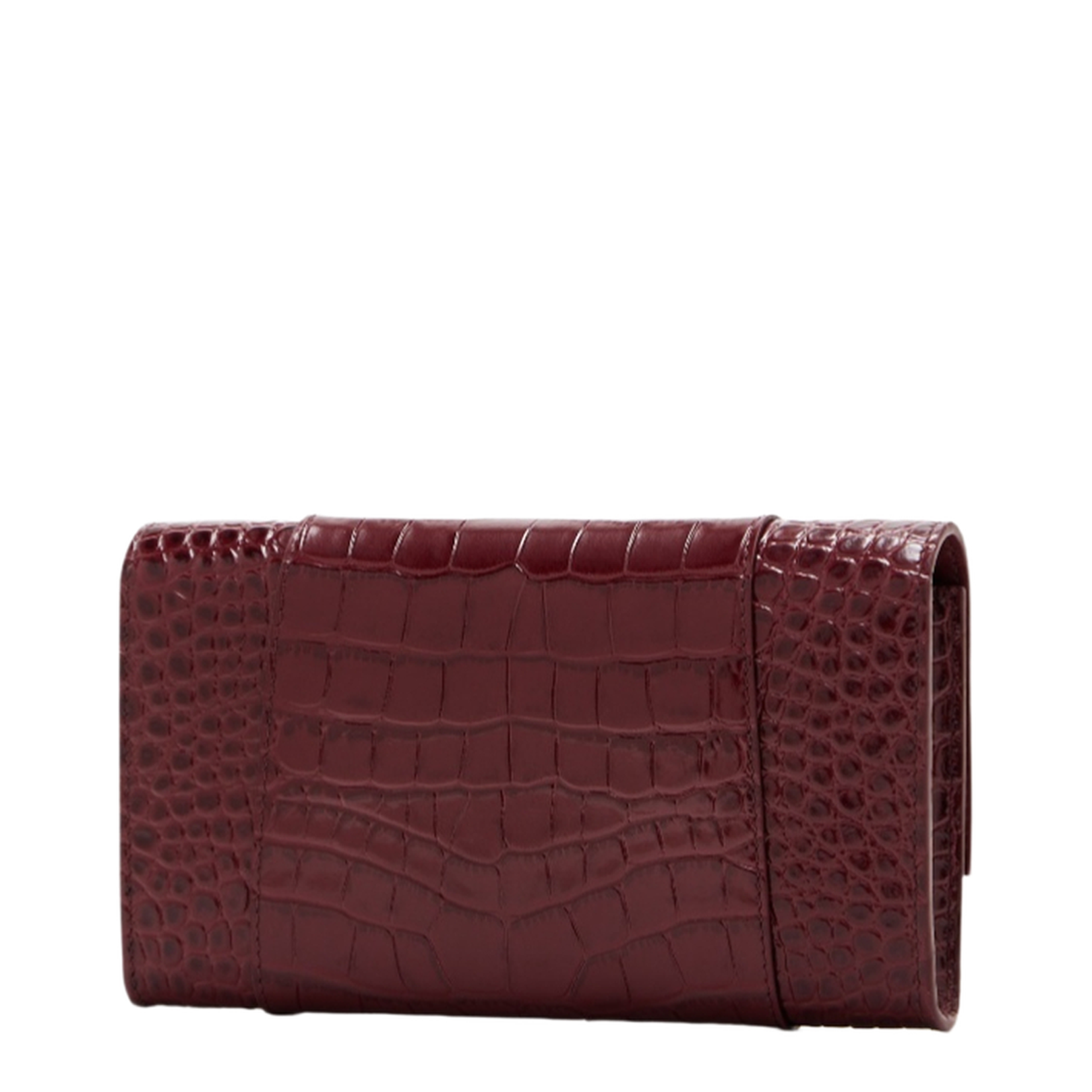 Hourglass Wallet Dark Burgundy - Image 2