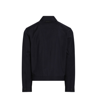 Blue Wool and Mohair Jacket - Image 2