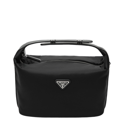 Chérie Mini Bag in Re-Nylon with Leather Trim - Image 1