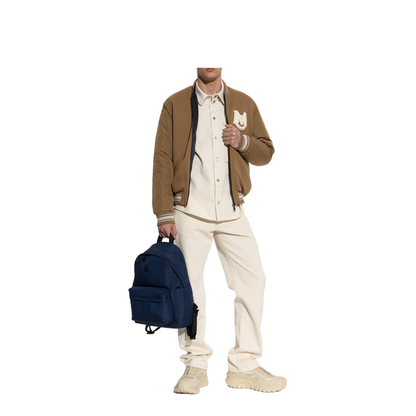 Camel Beige Vennes Reversible Down Bomber Jacket - Image 3