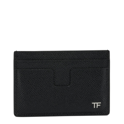 Small Grain Leather Card Holder - Image 1