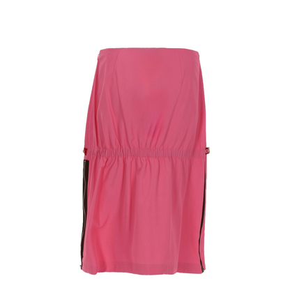 Pink Technical Viscose Skirt - Image 4
