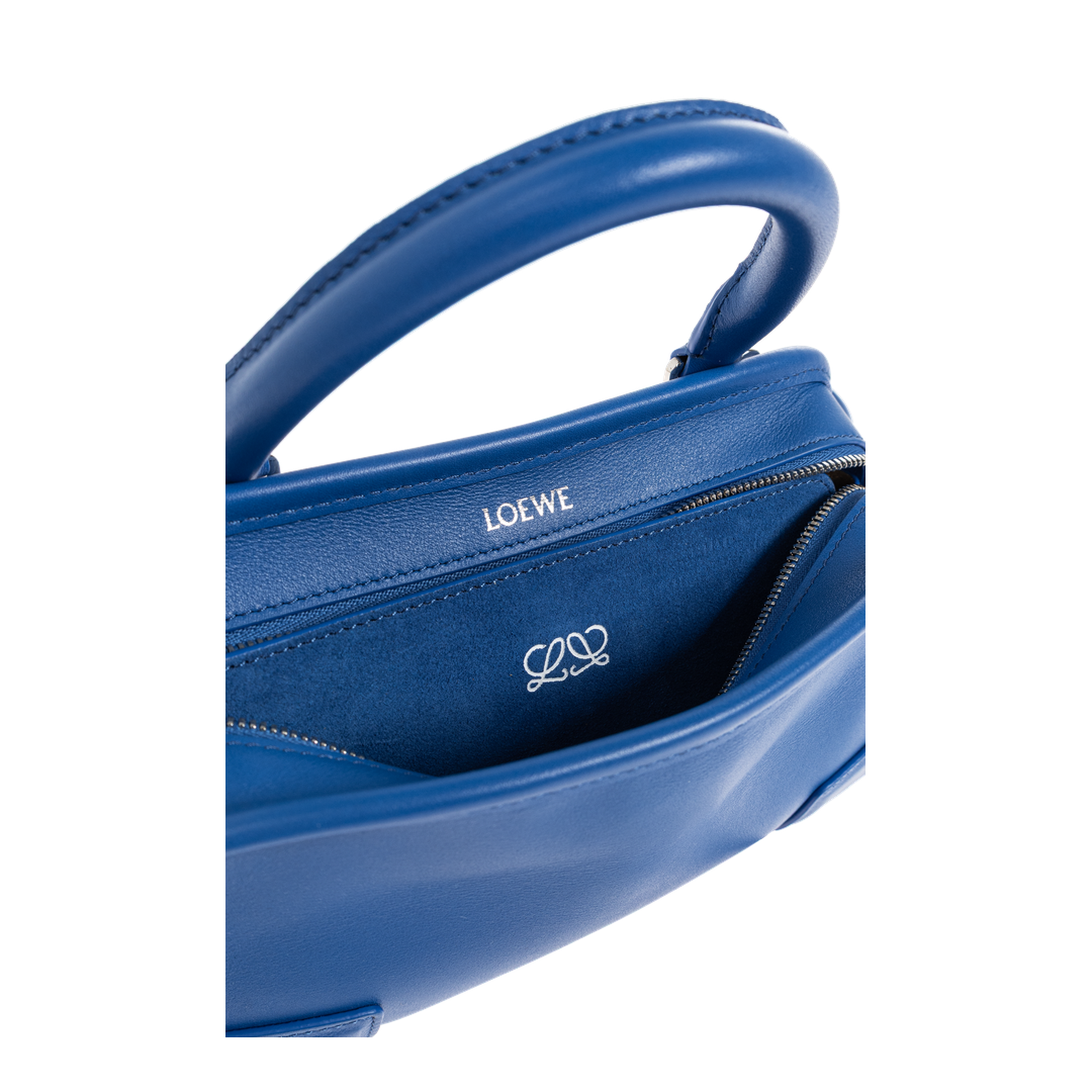 Amazona Mini Calfskin Top-Handle Bag - Royal Azur - Image 5
