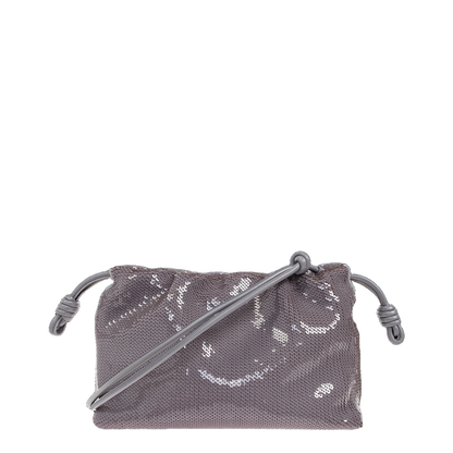 Flamenco Purse Medium Calfskin Shoulder Bag - Grey - Image 1