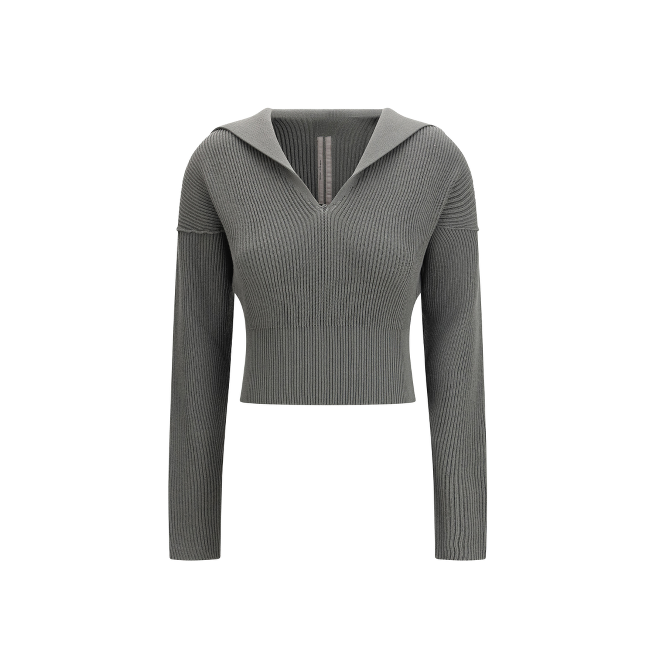 Euca Virgin Wool Sweater with V Neck - Image 1