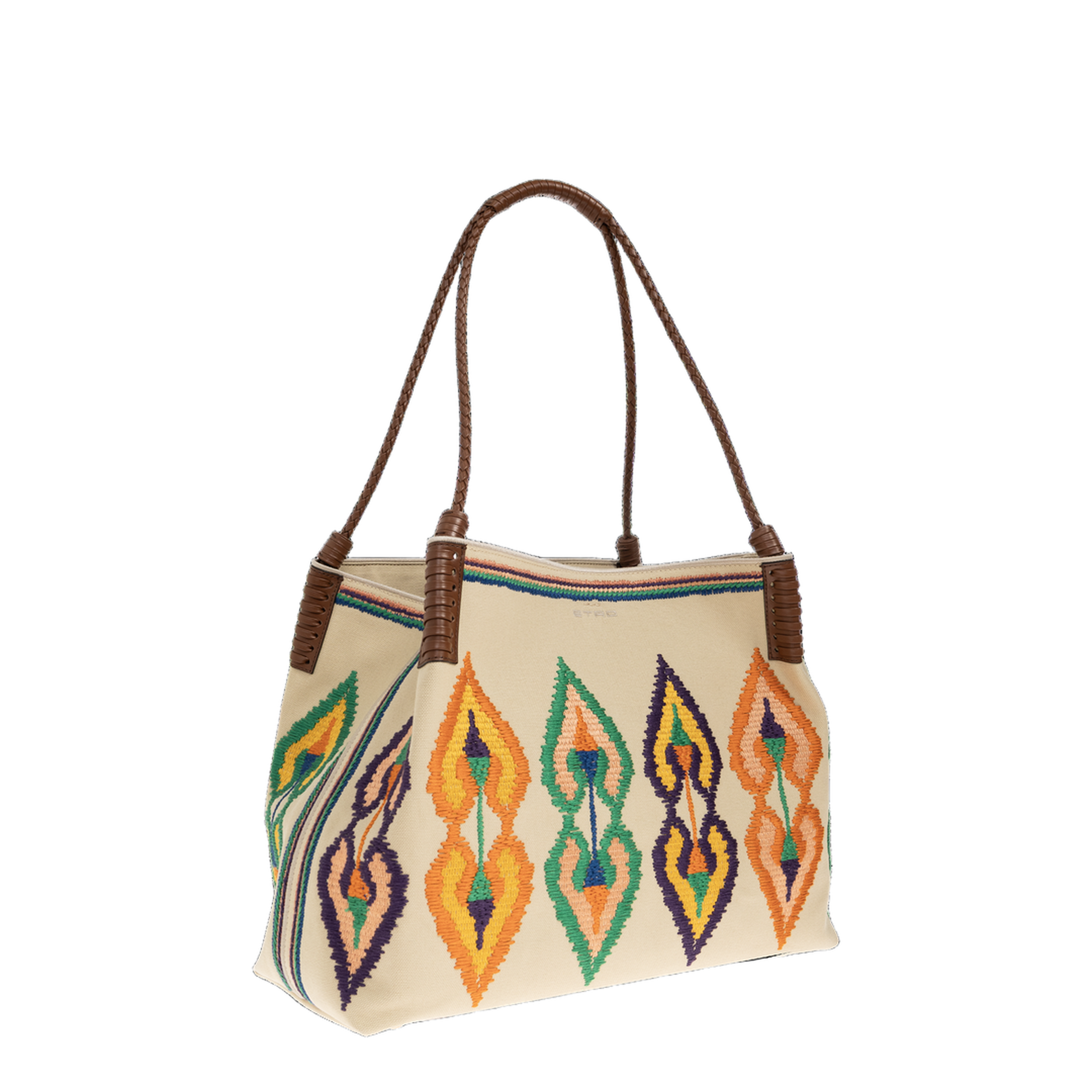 Large Canvas Embroidered Libra Tote Bag - Image 3