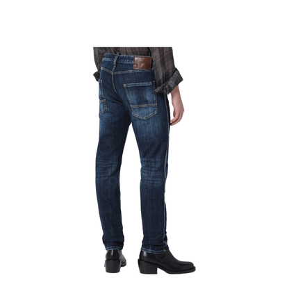 Dark Smoker Wash Teddy Mini Front Jeans - Image 2