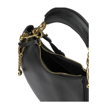 Banana Small Lambskin Hobo - Black - Image 5