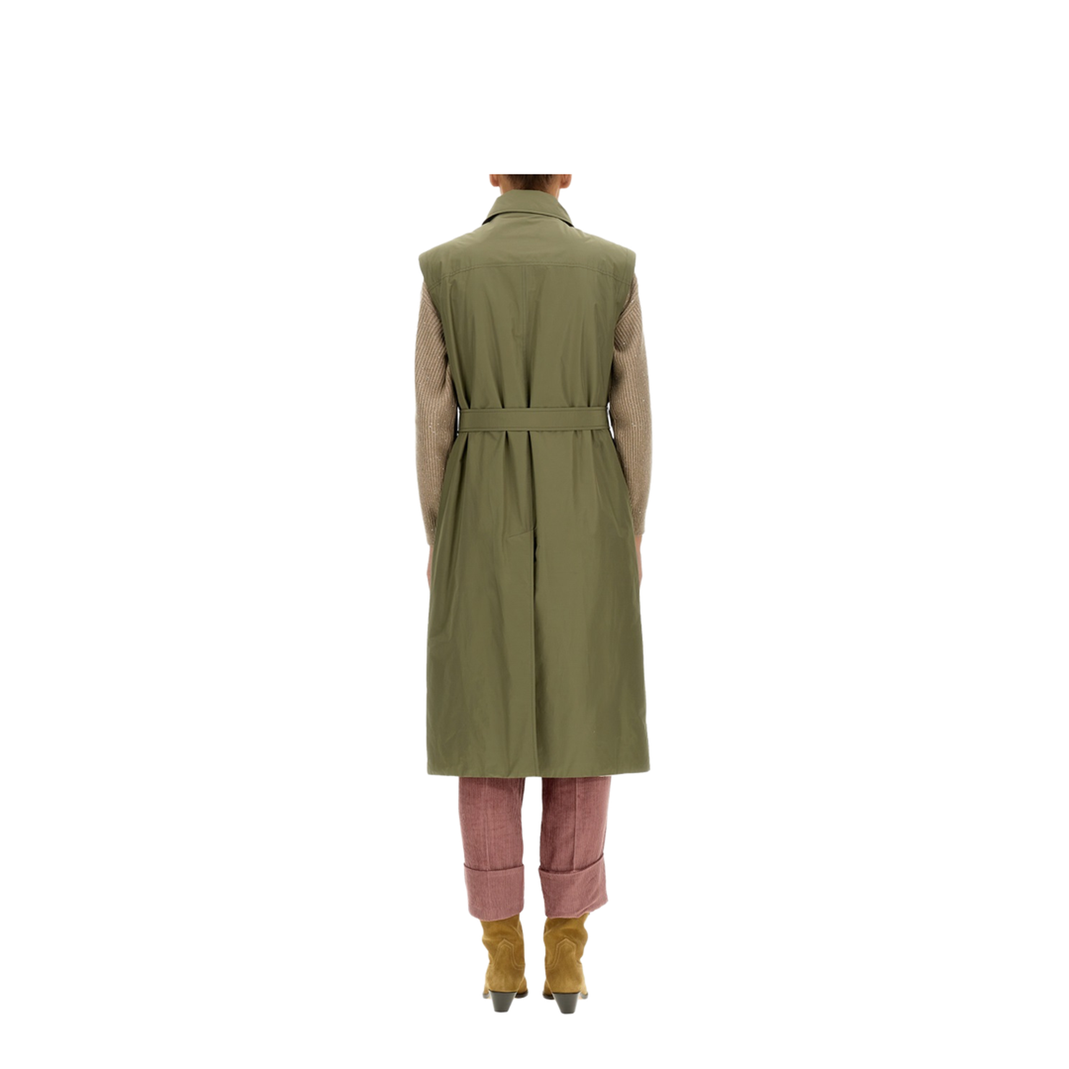 Taffeta Trench Coat - Image 3