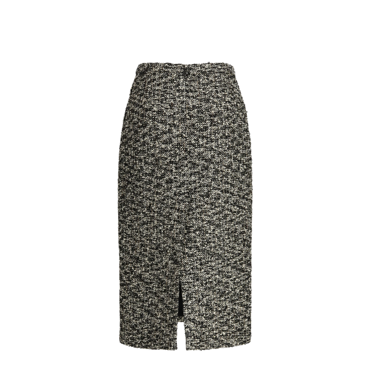 Midi Skirt In Laminated Boucl Fabric - Image 2
