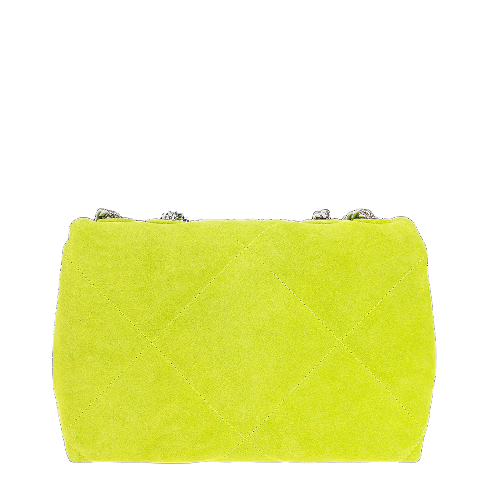 Kira Diamond Quilt Shoulder Bag Green - Image 3