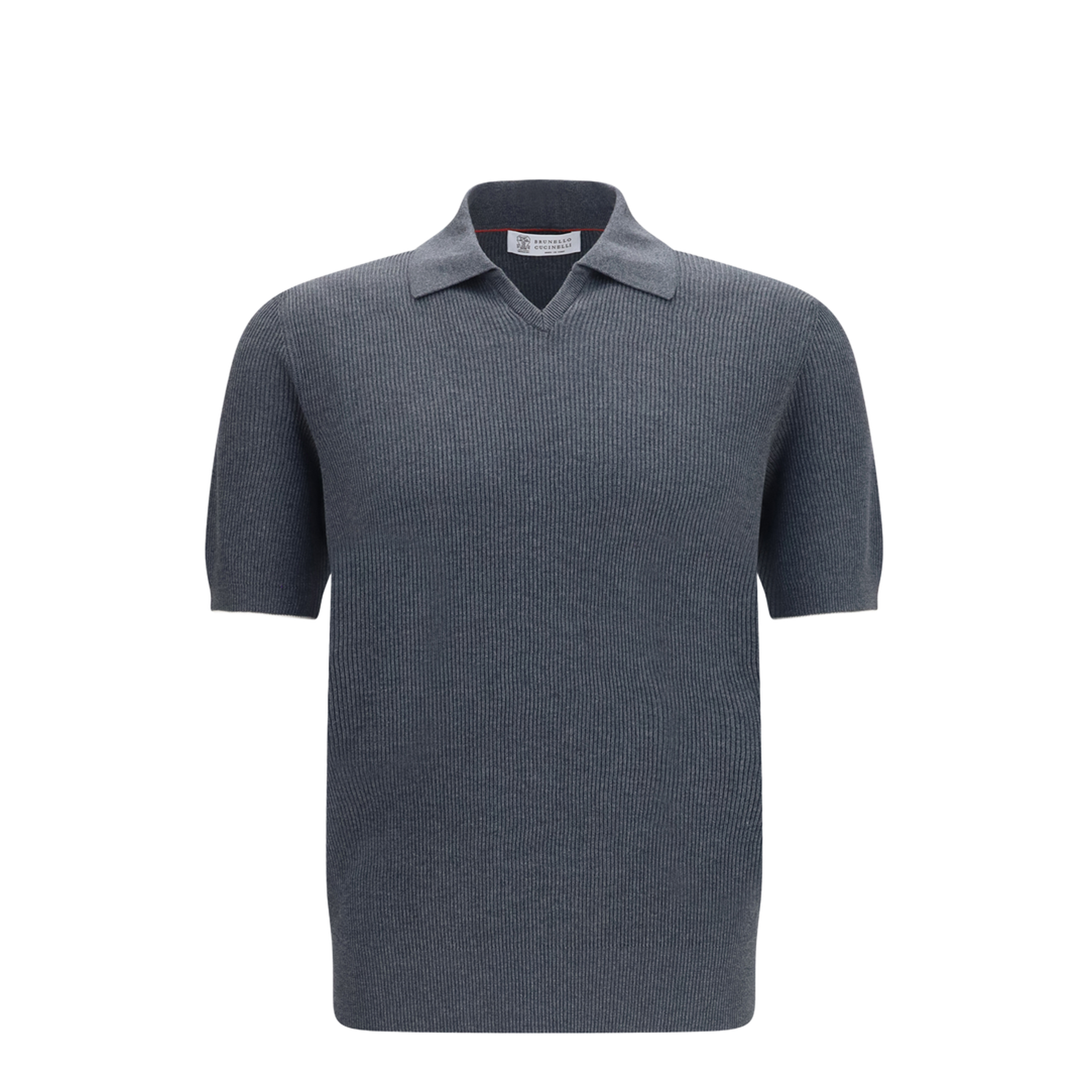 Cotton Ribbed Polo - Image 1