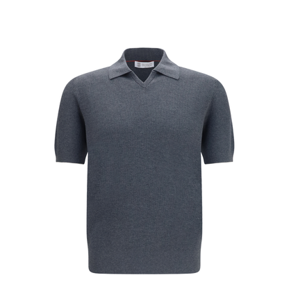Cotton Ribbed Polo - Image 1