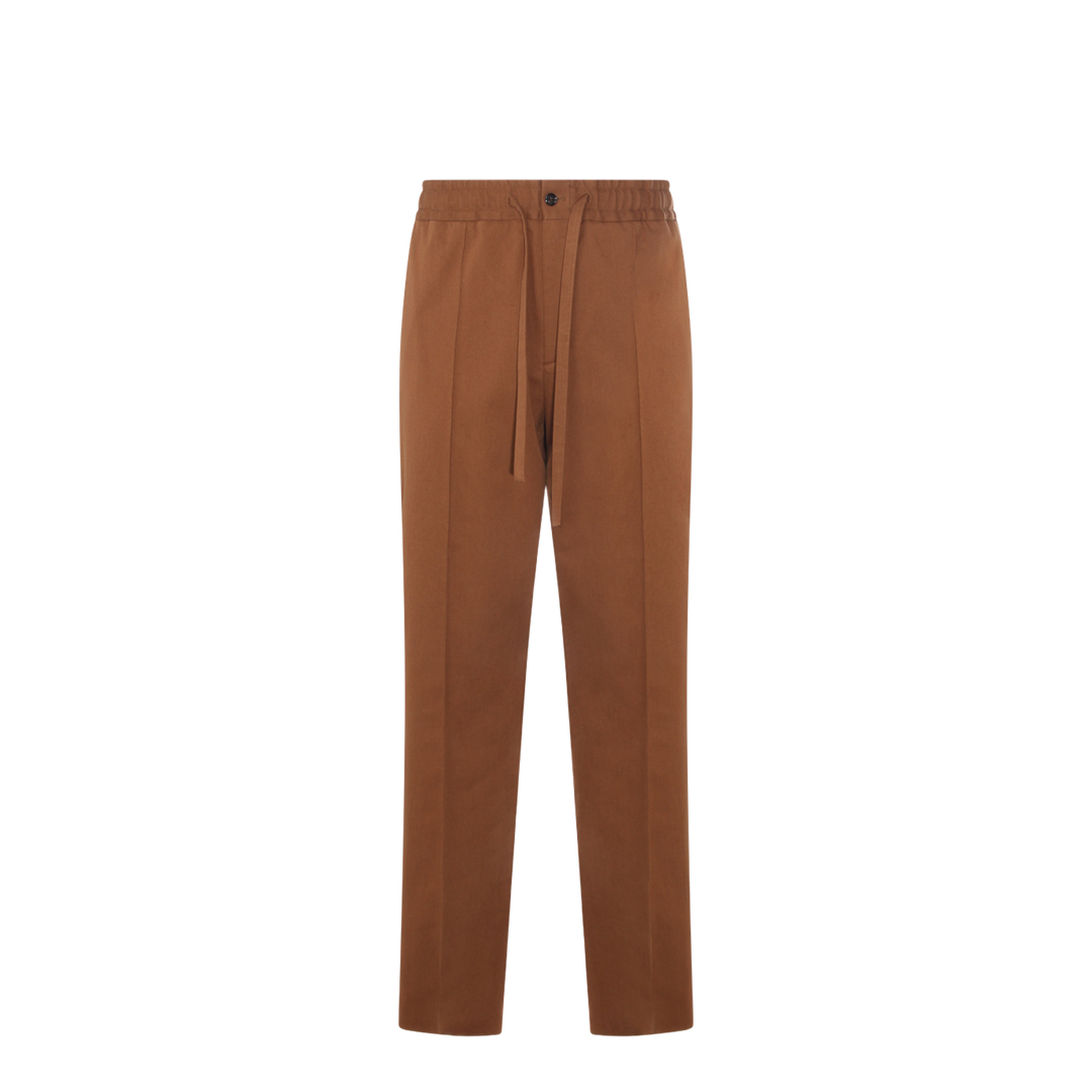 Men's Drawstring Pants Brown - Image 2