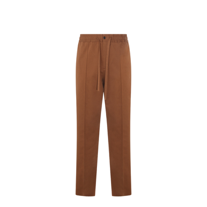 Men's Drawstring Pants Brown - Image 2