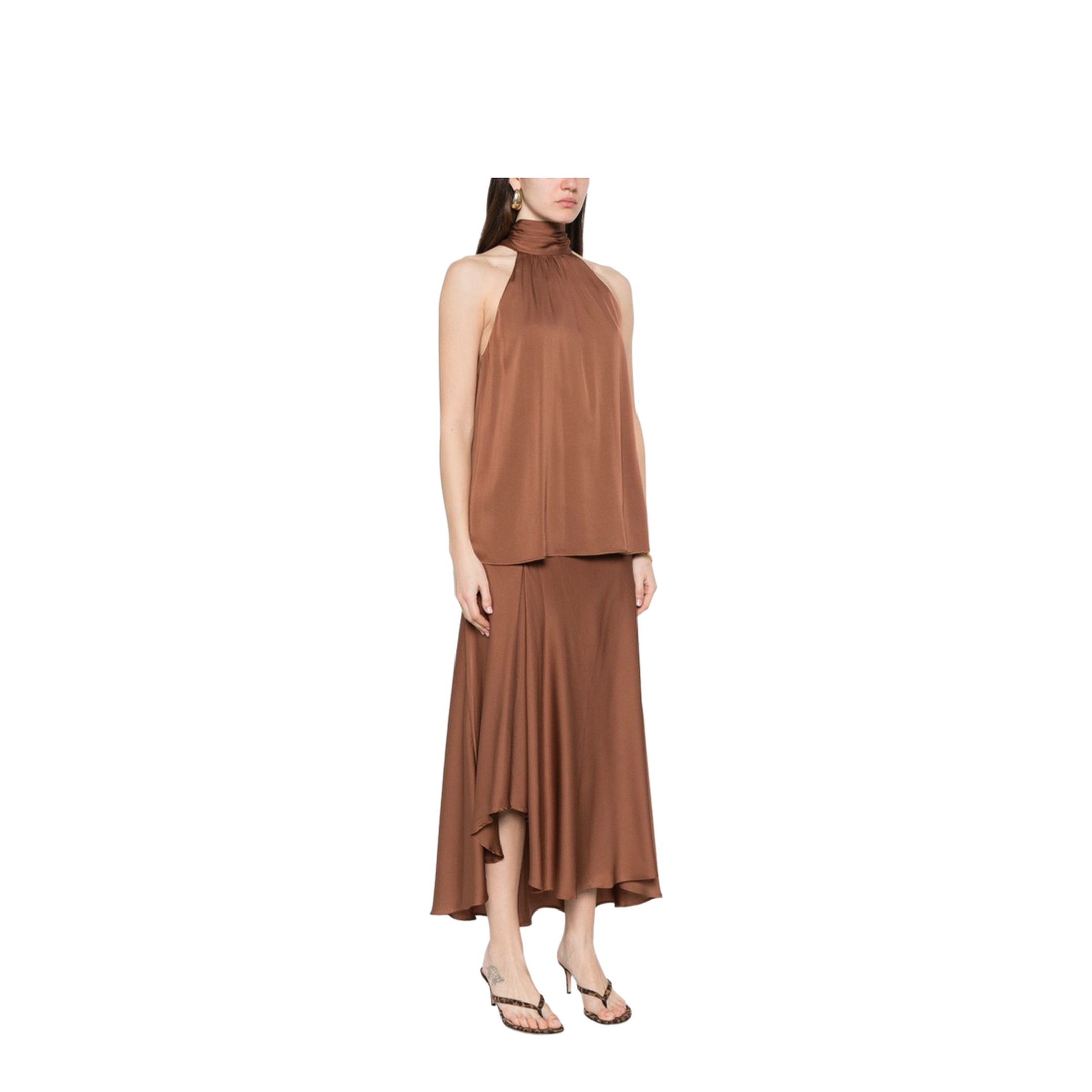 Silk Top Brown - Image 4