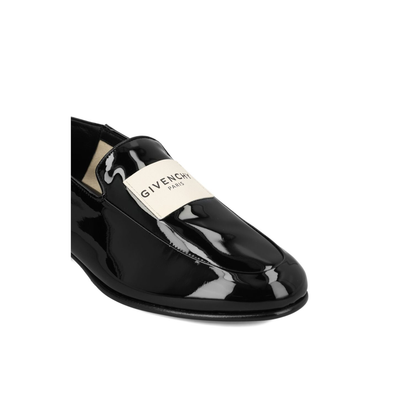 Label Leather Loafers - Image 2