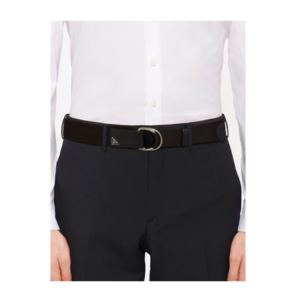 Black Re-Nylon Web Belt - Image 2