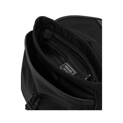 Re-Nylon and Saffiano Leather Shoulder Bag - Image 5