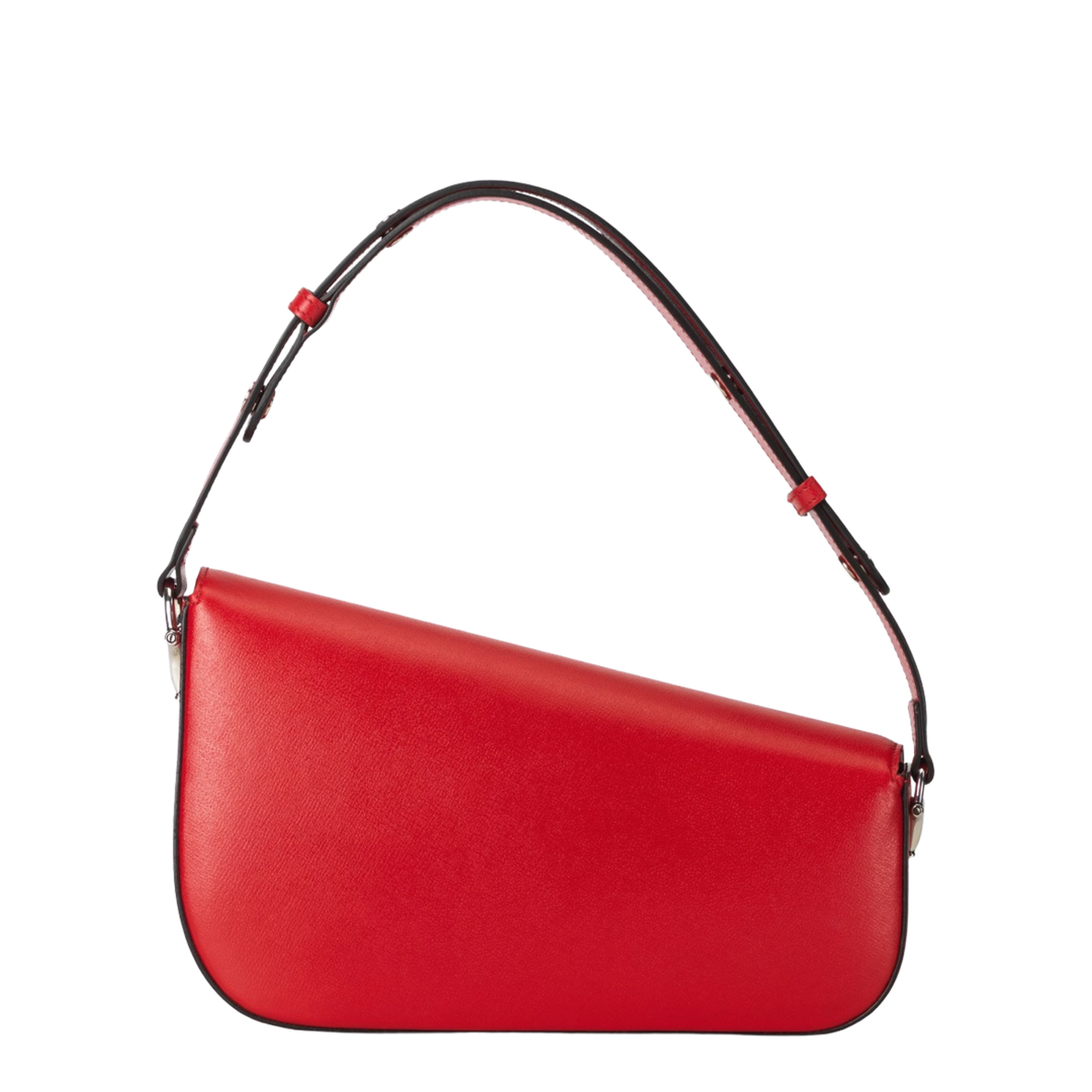 Jackie Leather Hobo Bags - Red - Image 3