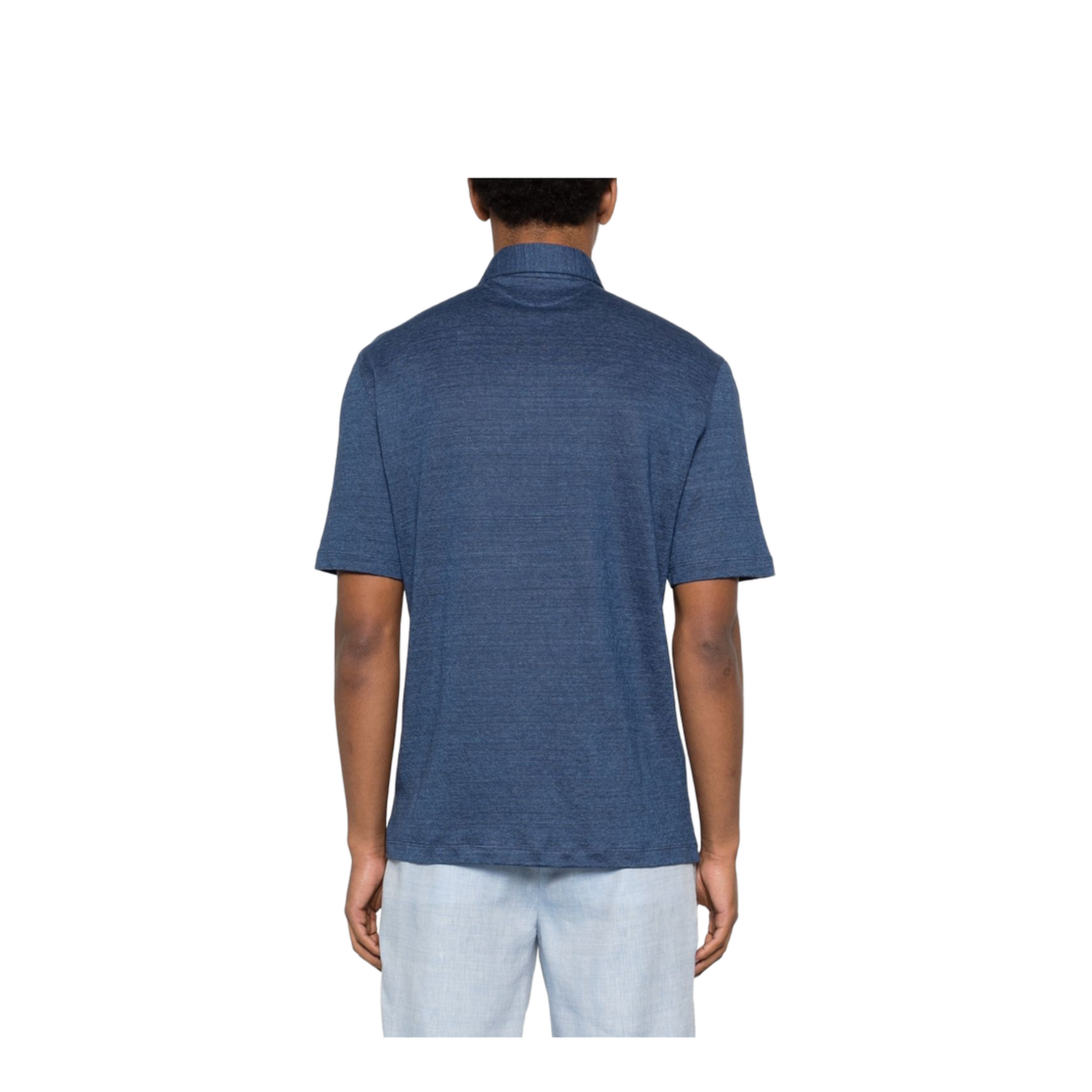 Men's Polo Shirts Blue - Image 5