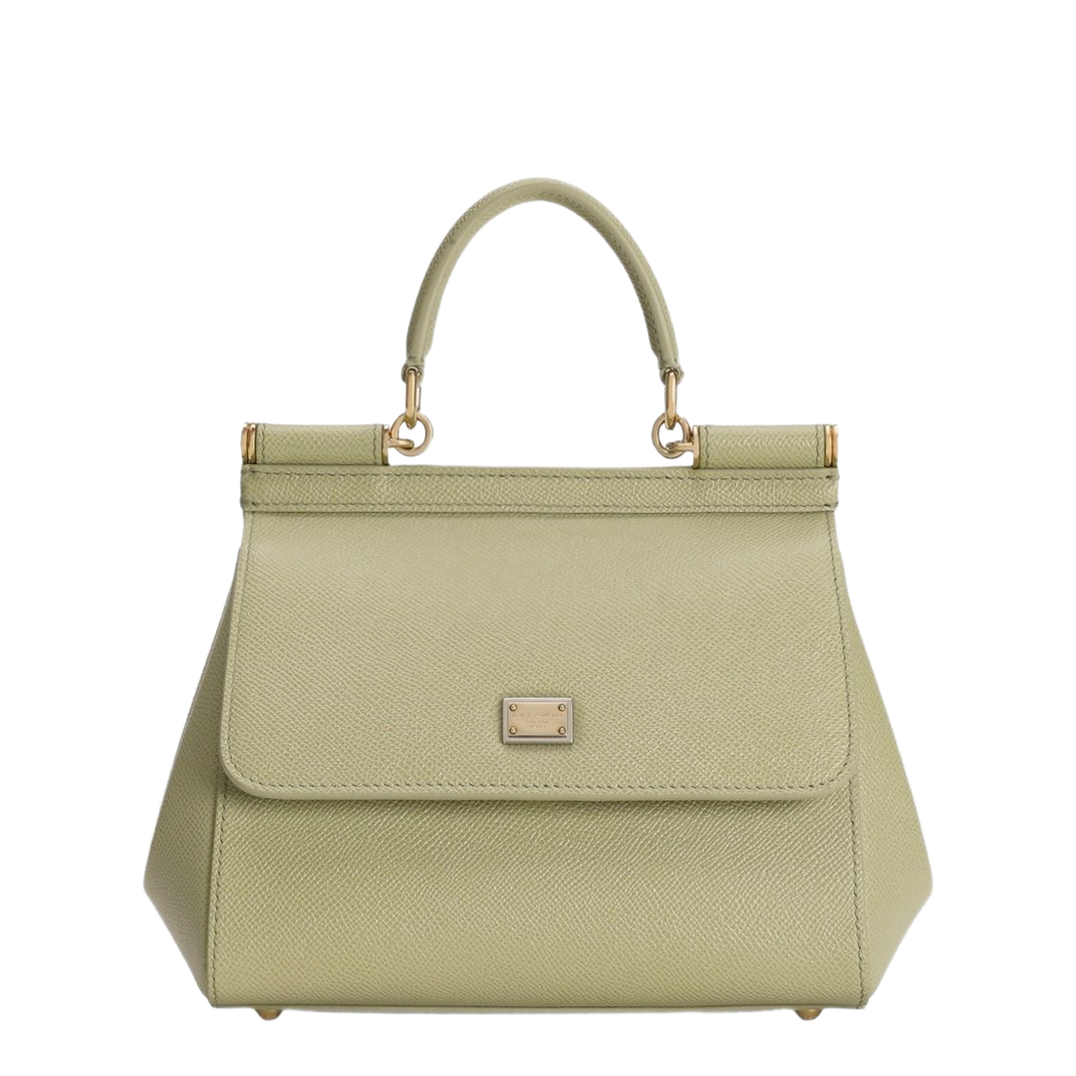 Sicily Medium Calfskin Handbag - Verde - Image 1