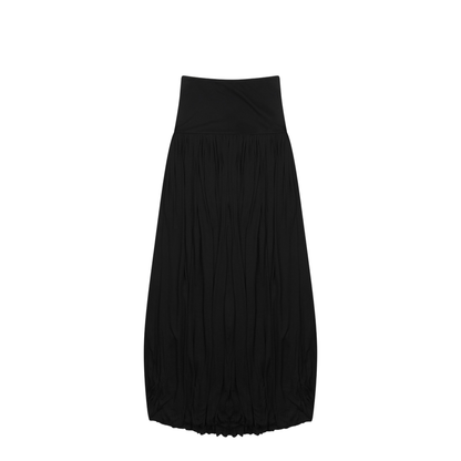 MIDI DRAPED SKIRT - Image 2