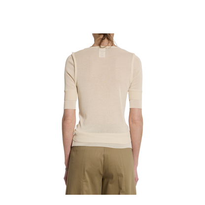 Trompe L'Oeil Viscose And Silk Top - Image 4