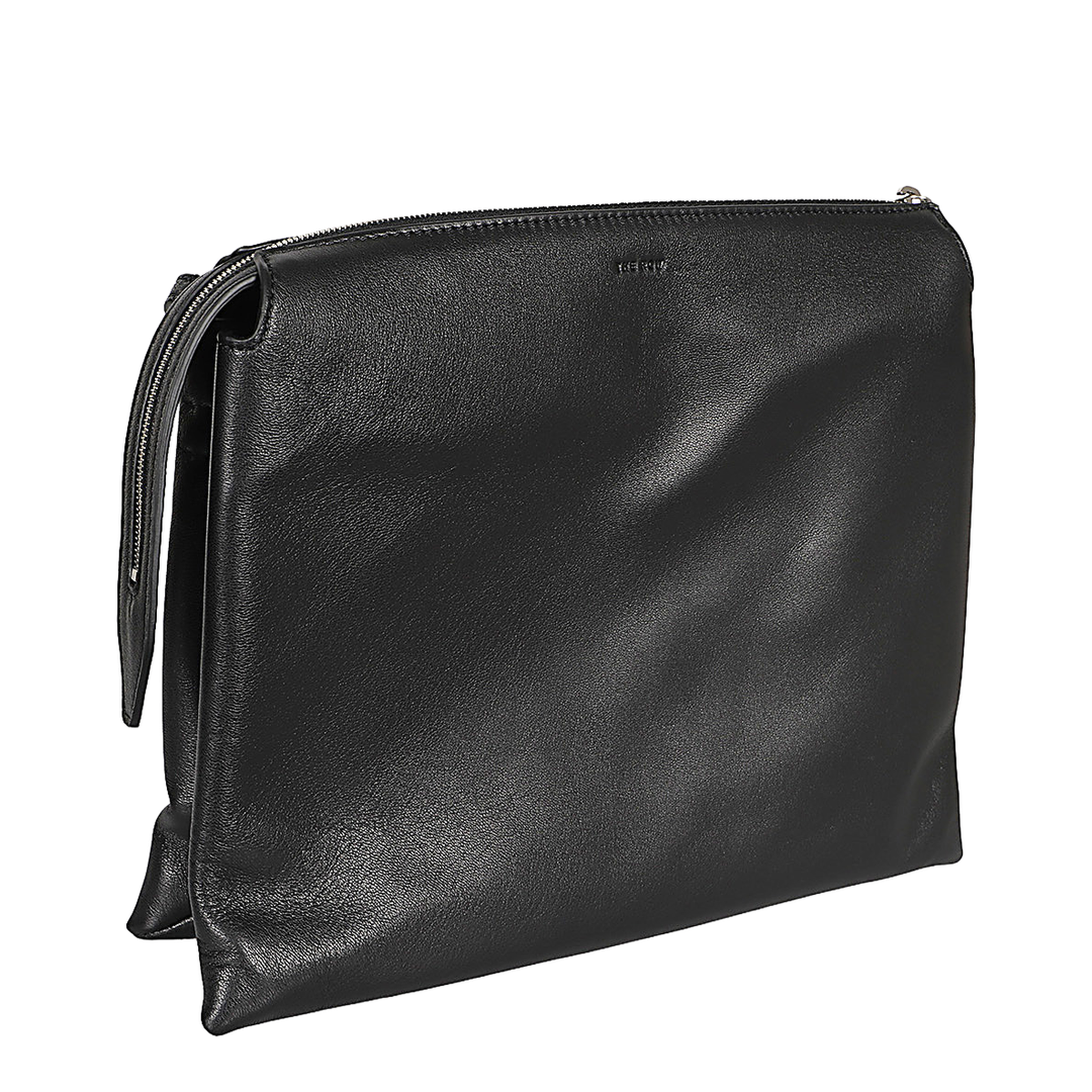 Nu Mini Twin Grained Calfskin Crossbody - Black - Image 2