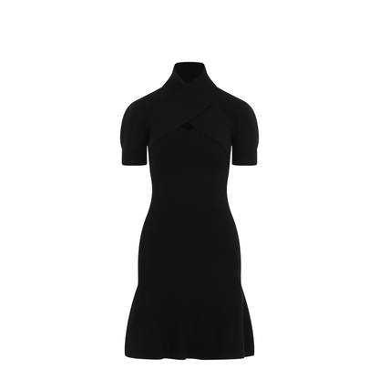 Scarf Draped Dress - Image 2
