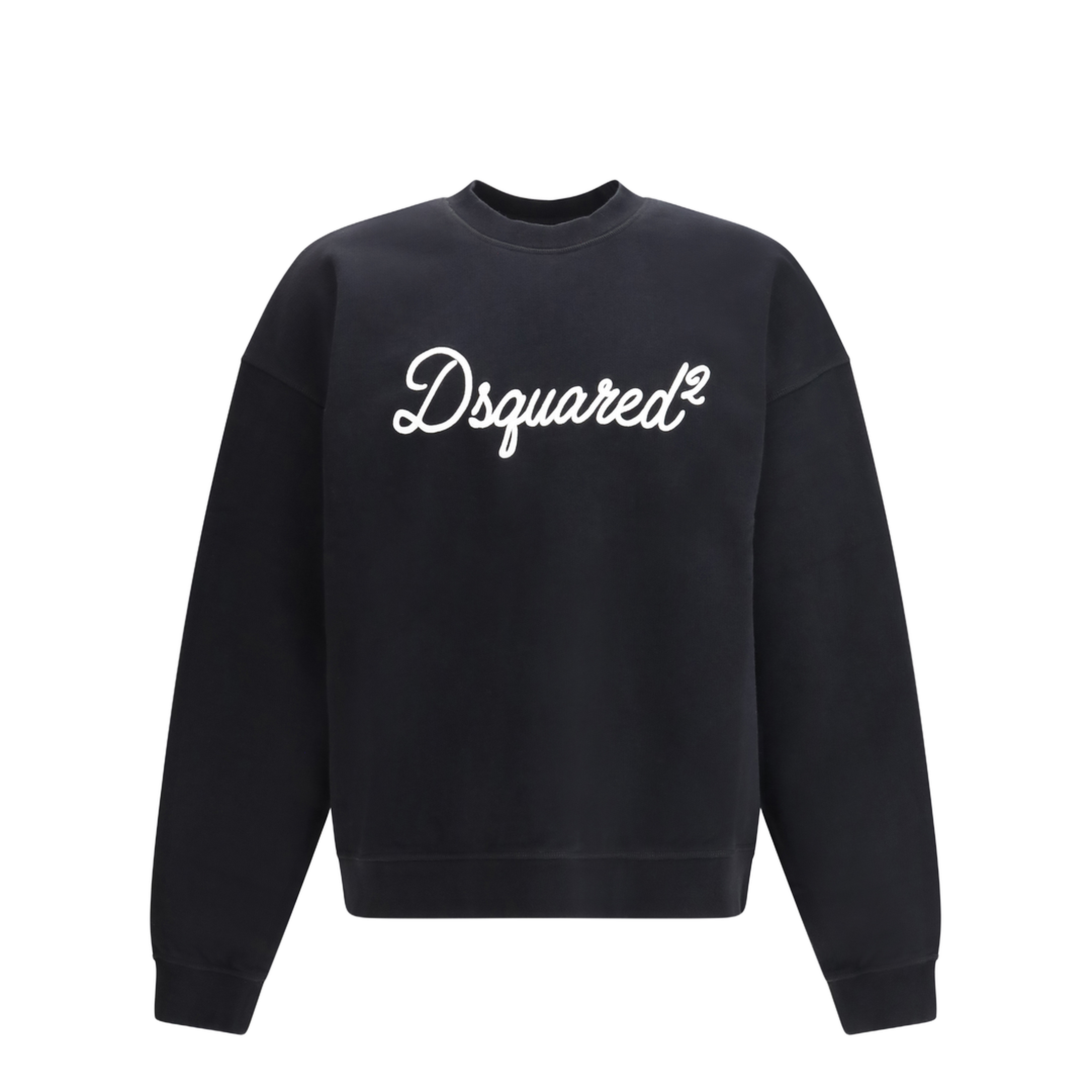 Cotton Crewneck Sweatshirt with Logo - Image 1
