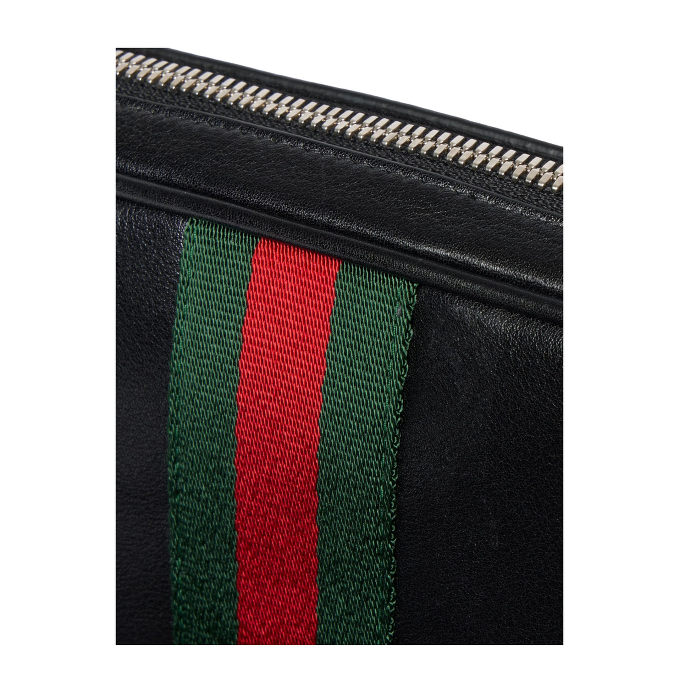 Web Trademark Small Crossbody Bag - Black - Image 5