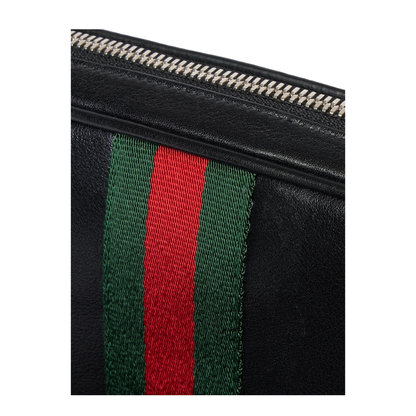 Web Trademark Small Crossbody Bag - Black - Image 5