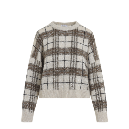 Check Sweater - Image 1