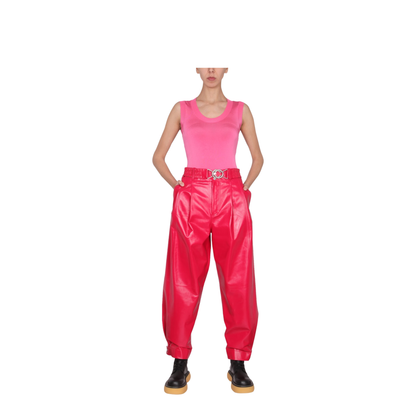 Cropped Leather Pants - Image 2