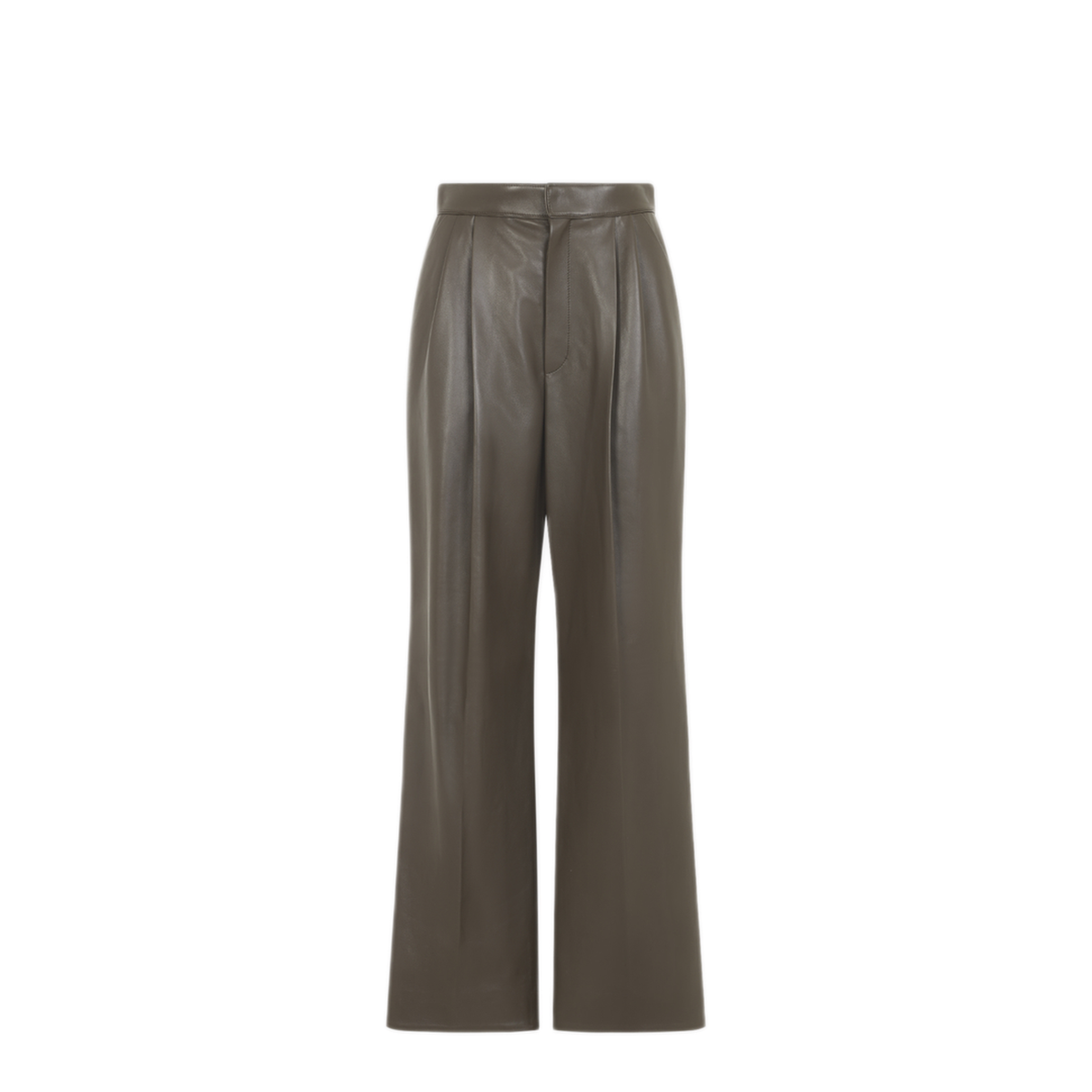 Wader Green Soft Leather Pants - Image 1