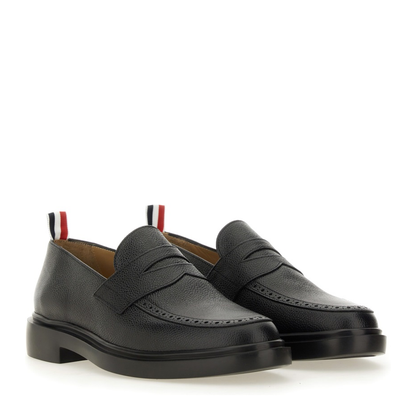 Black Leather Loafers - Image 4
