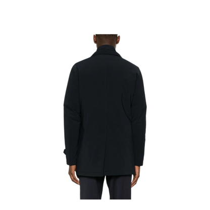 Double-Breasted Nylon Down Jacket - Image 4
