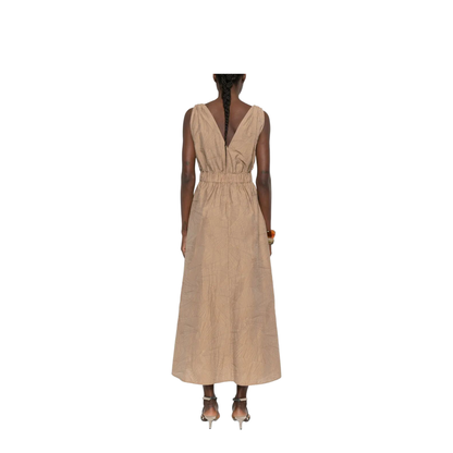 Midi Dress with Floral Motif - Image 3