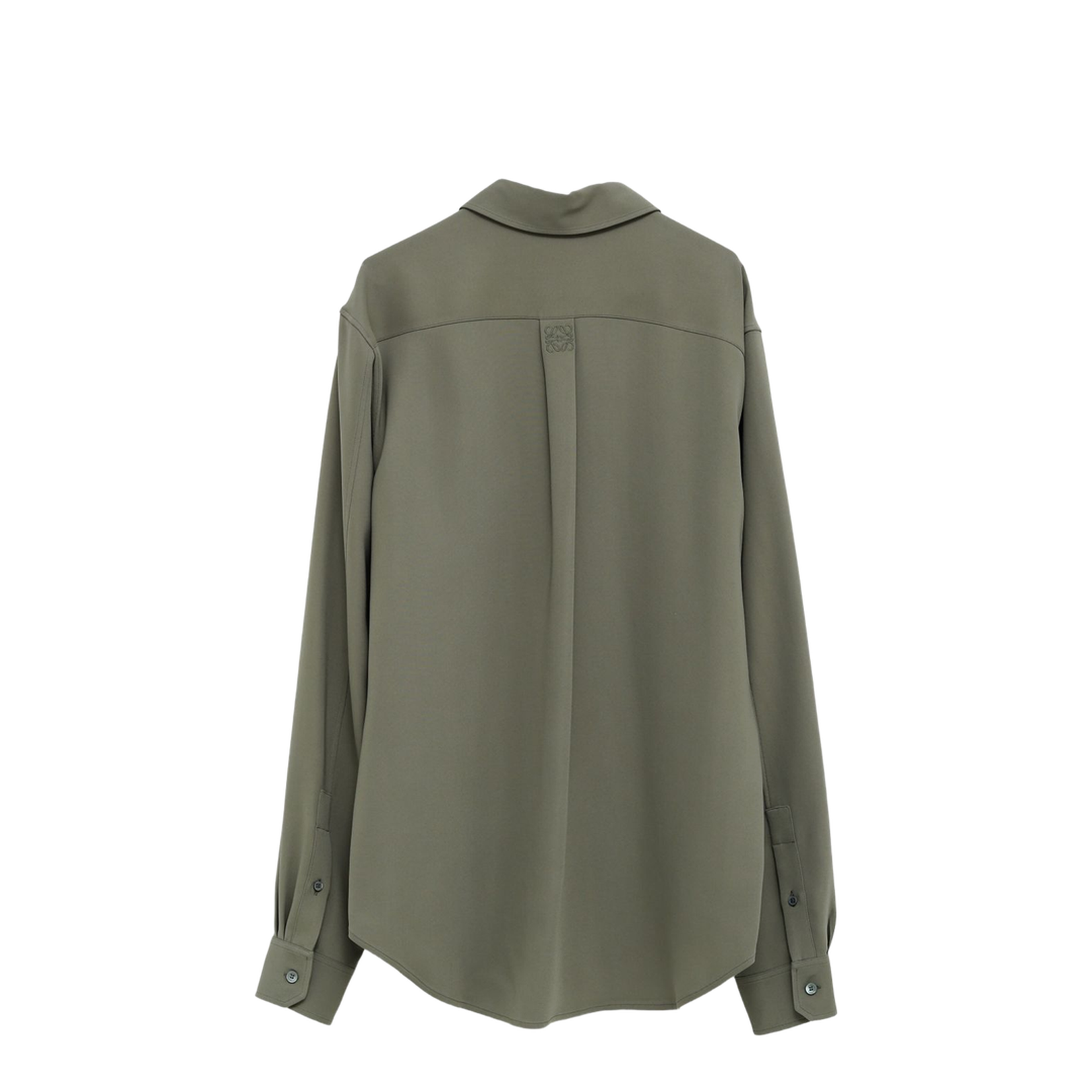 Shirt in Viscose Blend Green - Image 3