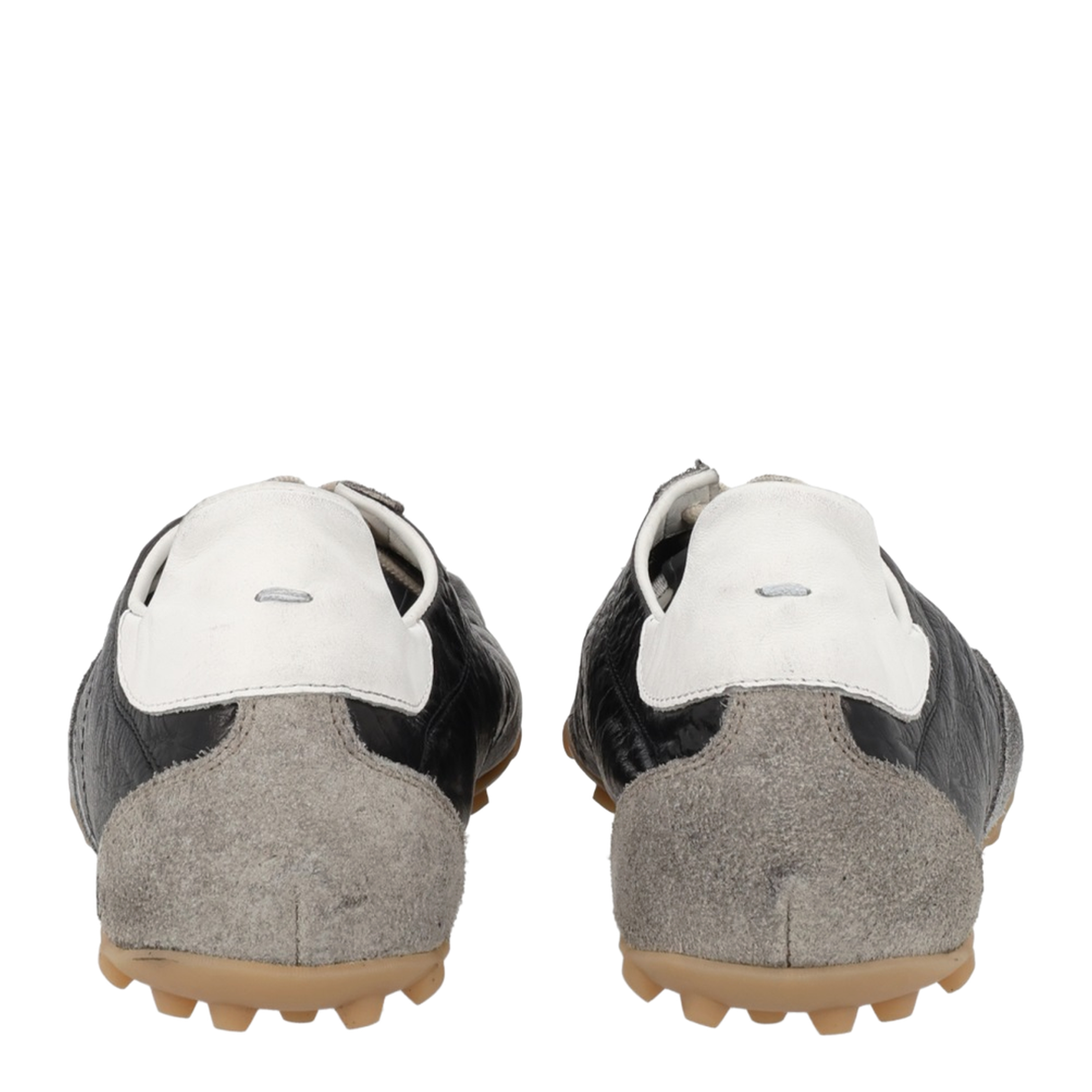 Sprinters Sneakers In Black Leather And Vintage Suede - Image 4