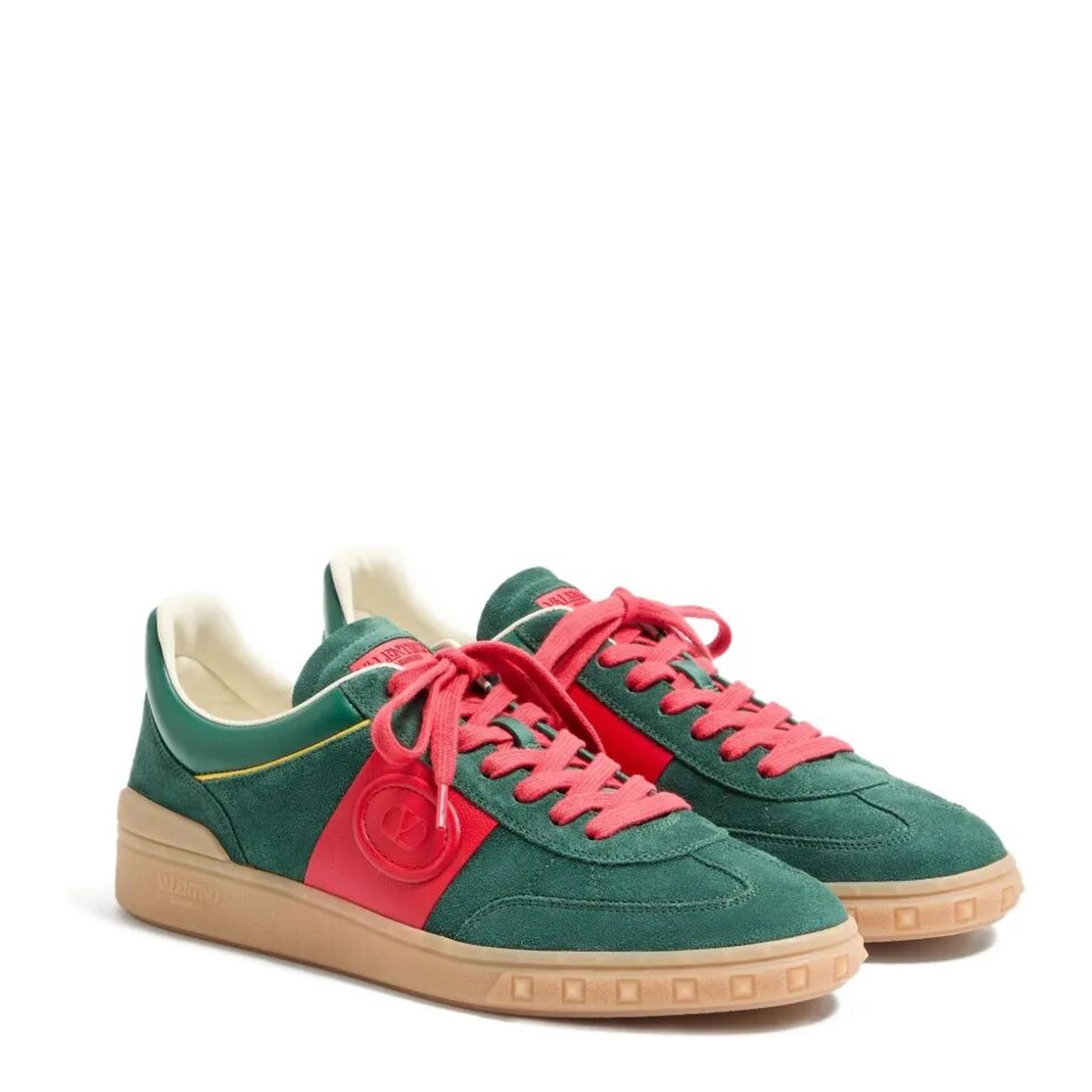 Upvillage Split and Nappa Leather Sneakers - Image 3