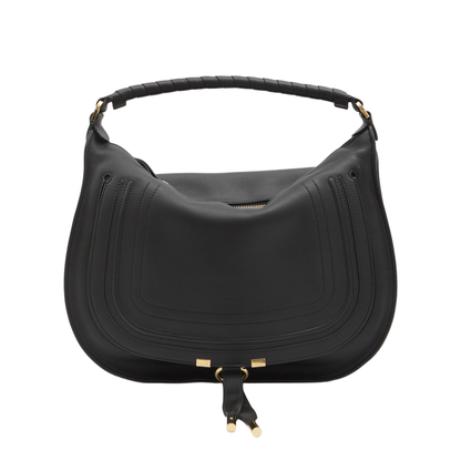Shoulder Bag in Soft Leather Black - Image 1