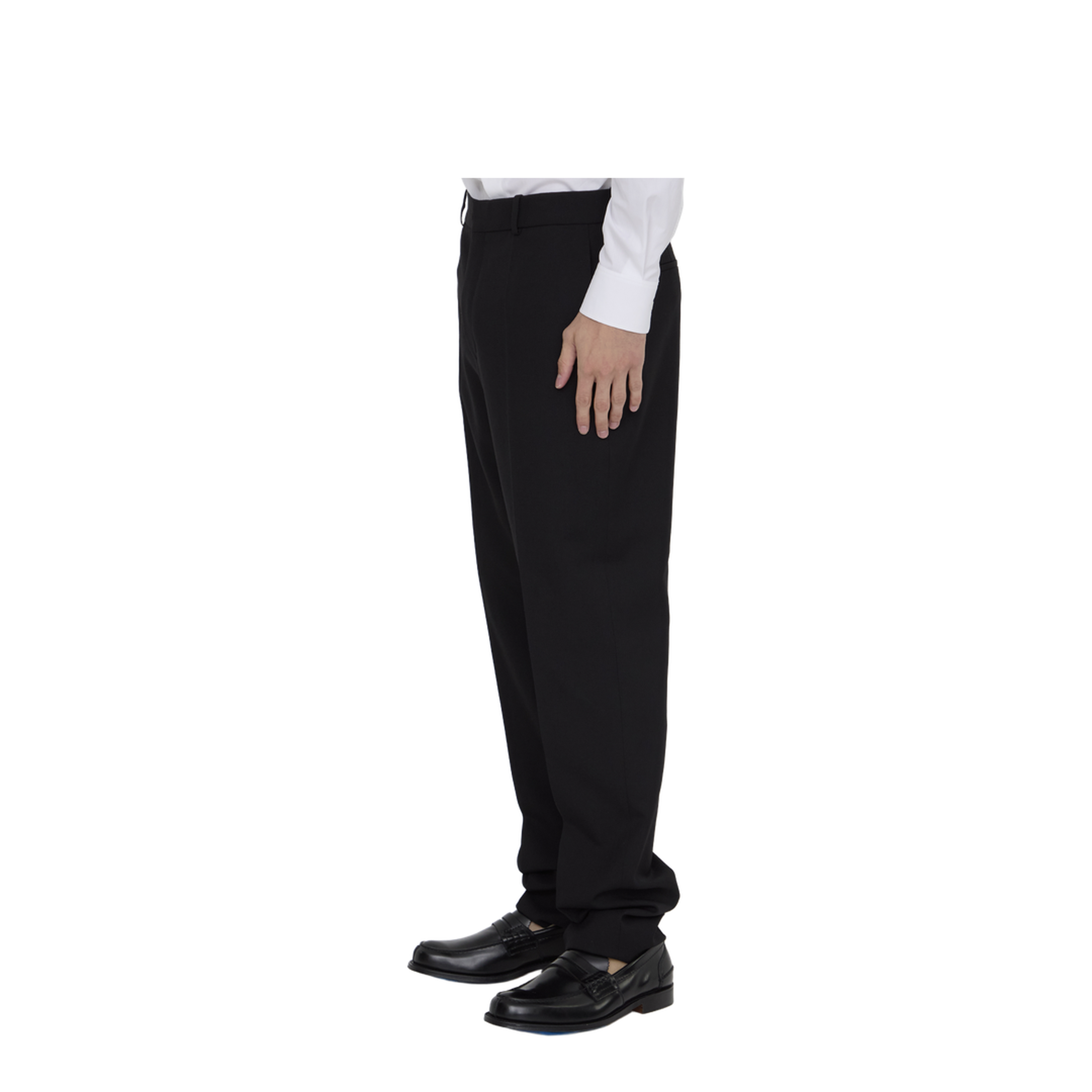 Wool Gabardine Trousers - Image 2