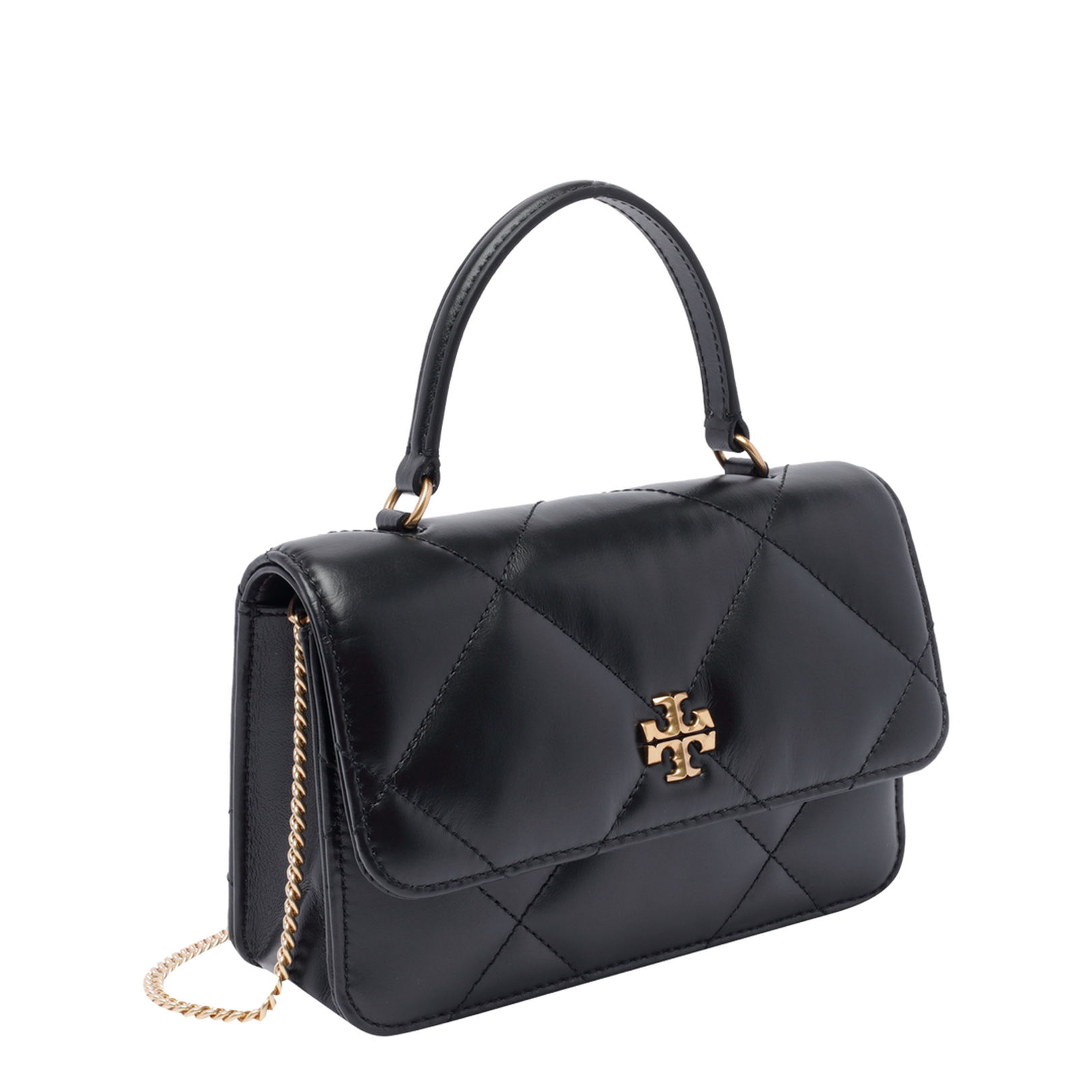 Kira Diamond Mini Sling Bag Leather Black - Image 2