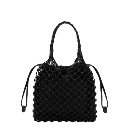 Basket Net Black Nappa Bag - Image 2