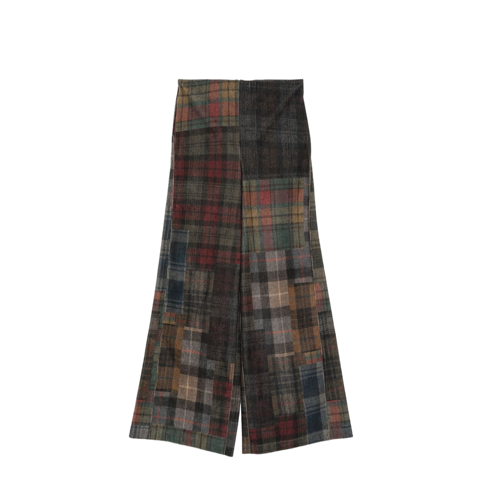 Patchwork Design Trousers - Image 1